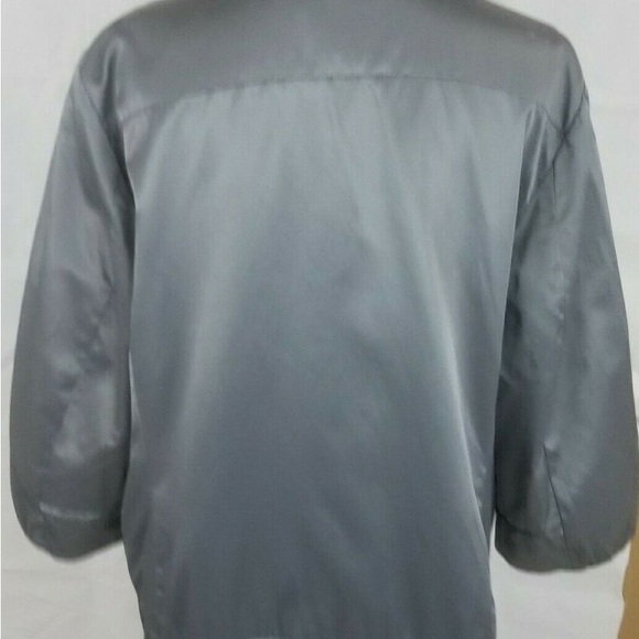 Chico's Silver Satin Blouse - Picture 2 of 8